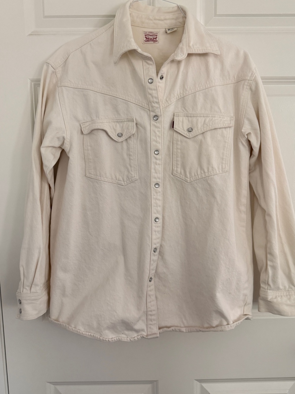 Levi's Women's Cream Western Denim Jacket
